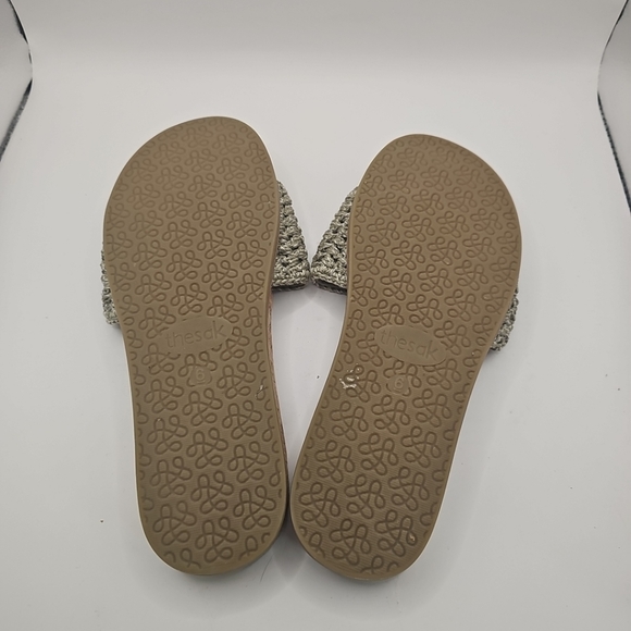 The Sak Women's Crochet Slide Sandals - Khaki Sz 6‎ - Picture 8 of 8